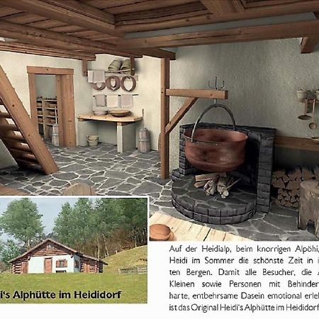 Hotel Restaurant Heidihof Maienfeld Eksteriør billede