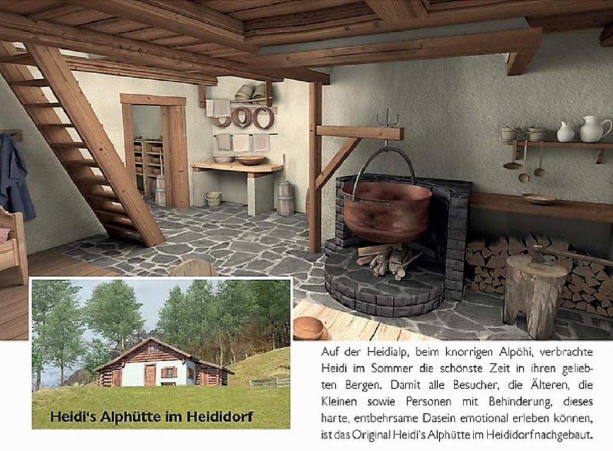 Hotel Restaurant Heidihof Maienfeld Eksteriør billede